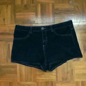 So dark blue short shorts womens size 17